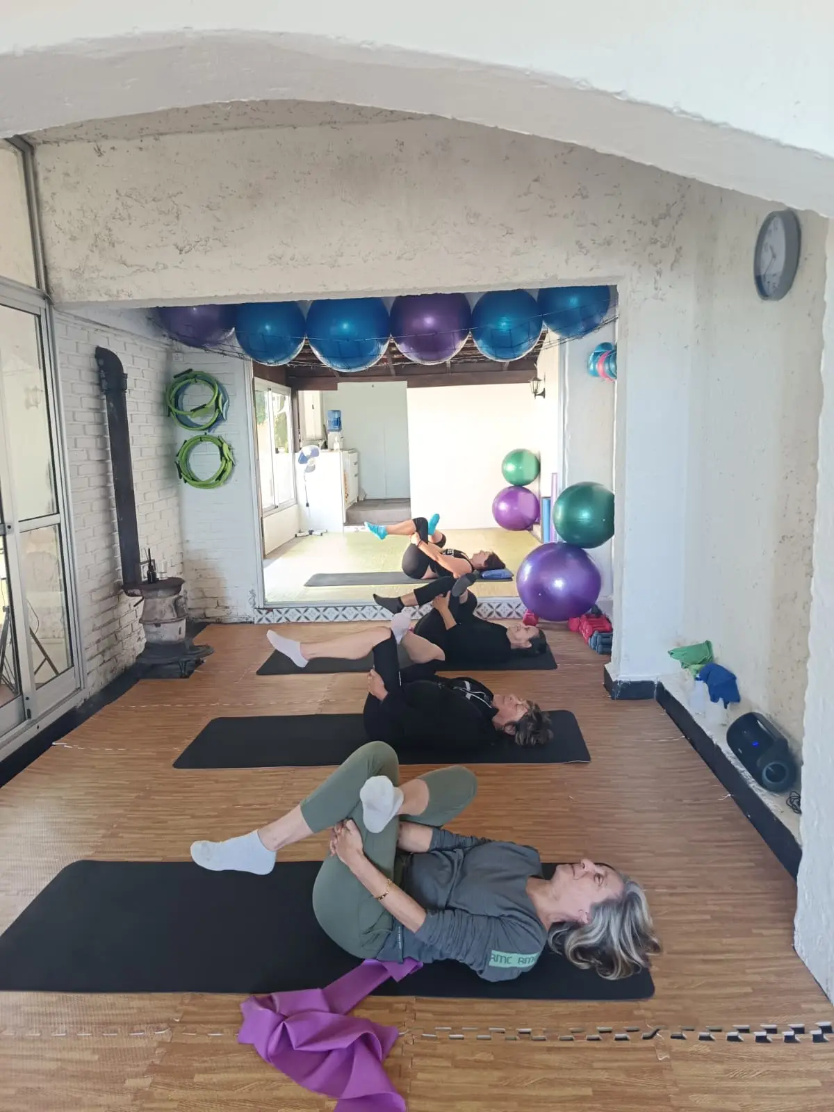 Clases en el estudio Pilates Lessa